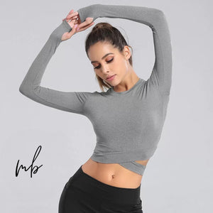 MB Spandex Athletic Long Sleeve Shirt